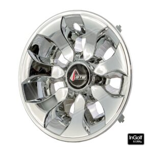 Golf Cart 8" Drifter Chrome Wheel Cover (Set of 4)