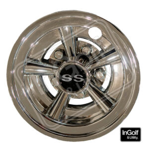 Golf Car 8" SS Wheel Cover (Set of 4)