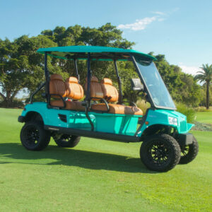 Meet the epic Tomberlin E-Merge Beachcomber 4 Seat Golf Cart